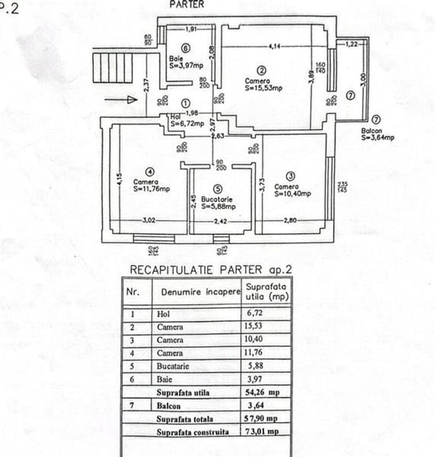3 CAMERE+CURTE 68 MP SECTOR 1 BUCURESTII NOI-LIDL-METROU PARC BAZILESCU - 27