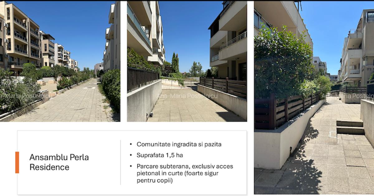 Ap. 3 camere spatios, ansamblu Pipera, gradina si terase, parcare, boxa - 12
