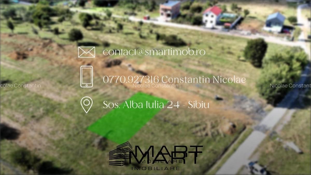 Teren intravilan 550 mp cu PUZ zona Aria Cisnadie - 6