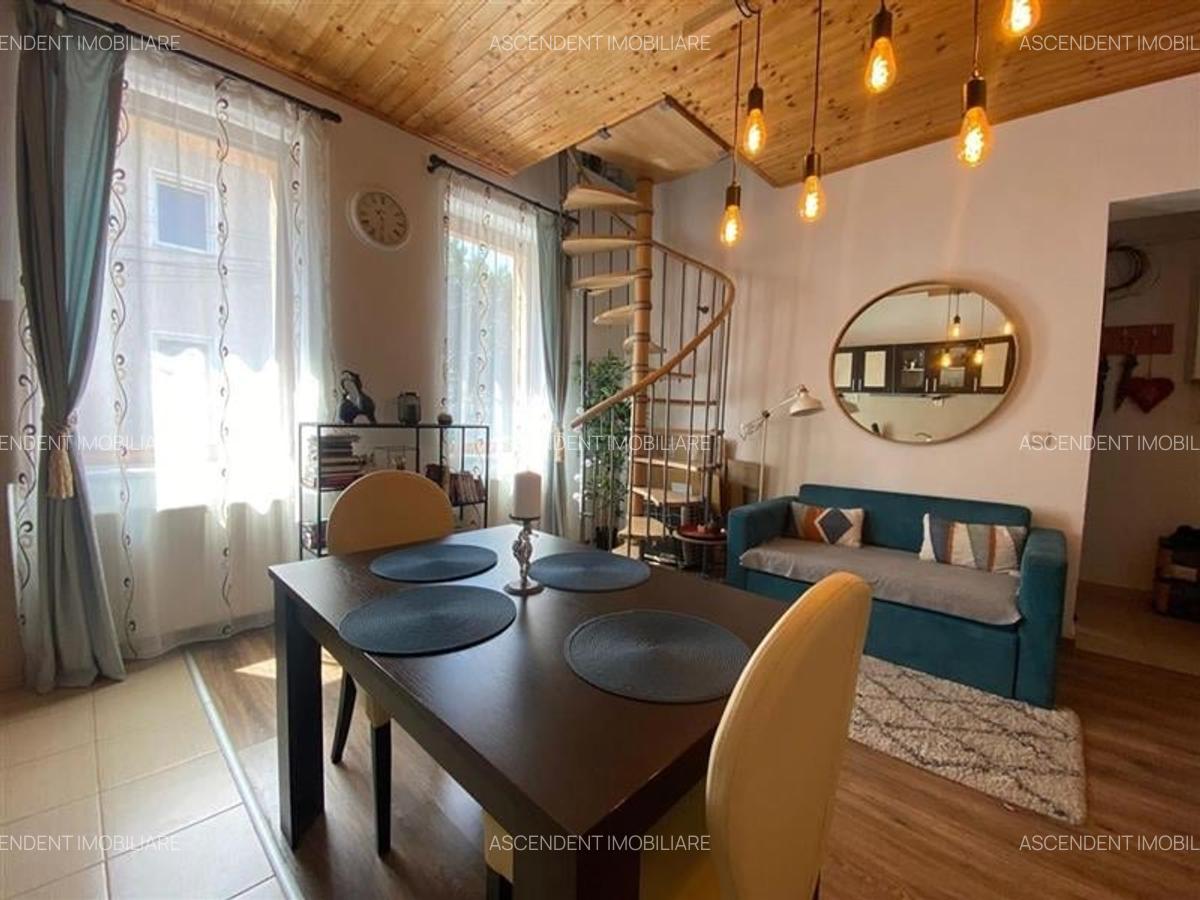 Apartament in casa, pe doua nivele, mobilat, utilat, loc parcare, Central, Braso - 1