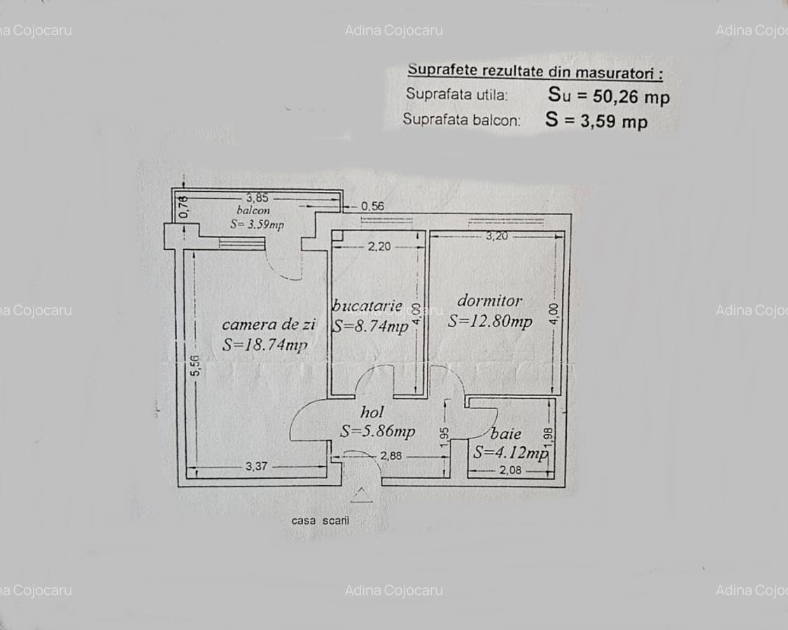 Exclusiv! Dacia-Bd,Tomis -Apartament 2 camere decomandat -centrala gaze- mobilat - 11