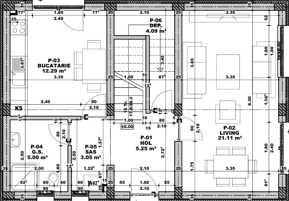 Vila individuala 112 mp utili 4 camere teren 235 mp - 7