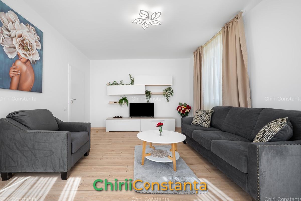 ✅Bloc nou Constanța: Apartament 2 camere mobilat · parcare | Novopolis - 6