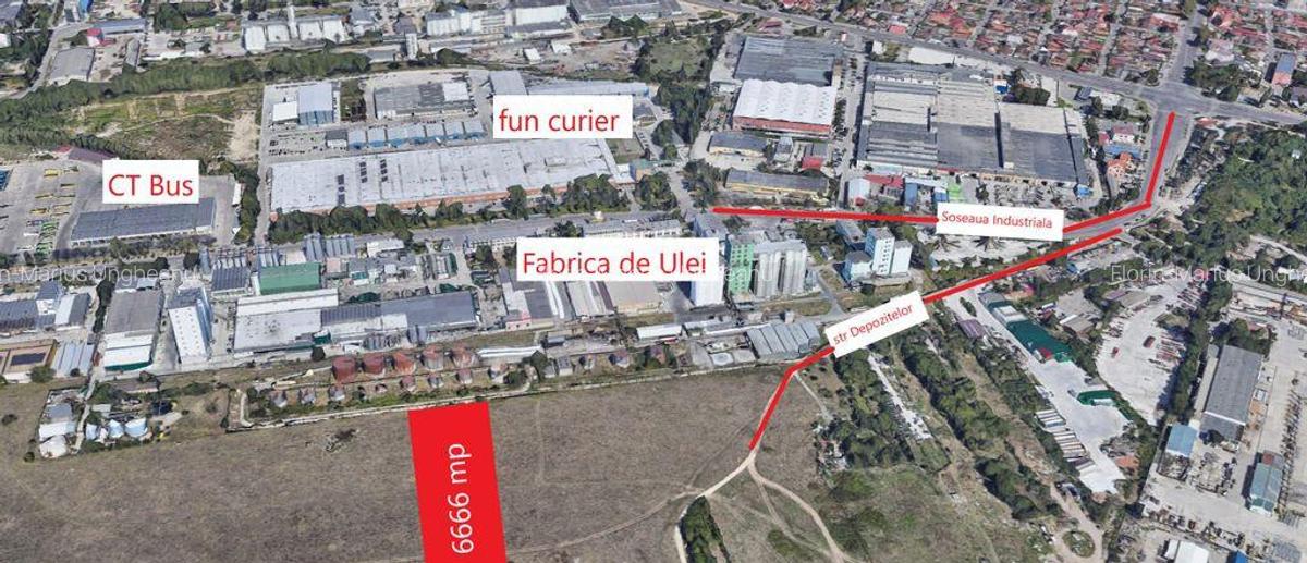 Teren intravilan zona industriala Fabrica de Ulei - 1
