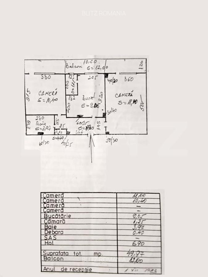 Locatie excelenta: apartament 2 camere, 62 mp, zona Materna, Turda - 15