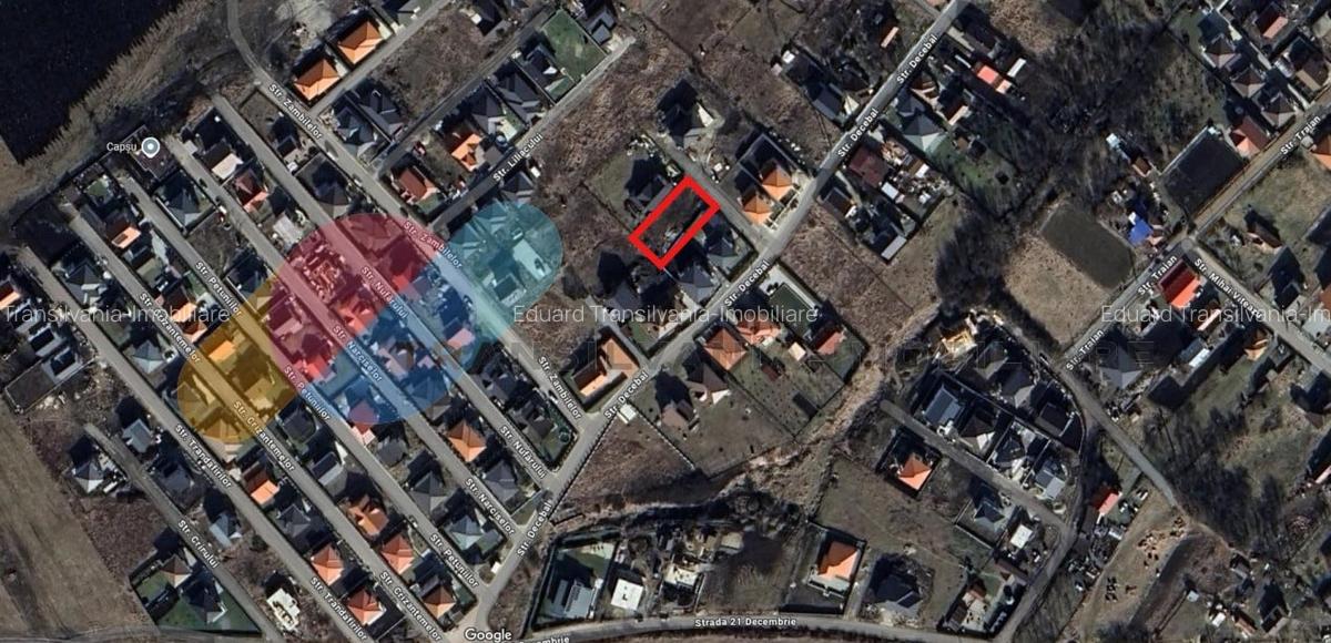 Teren 570 Mp cu autorizatie de casa individuala, in Chinteni - 1