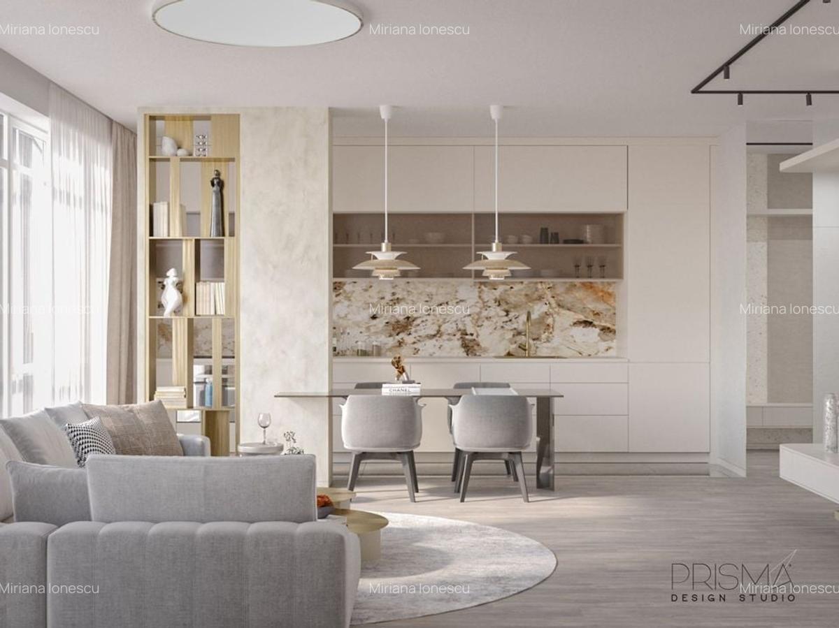 Apartament cu 3 camere semidecomandat în Central - 1