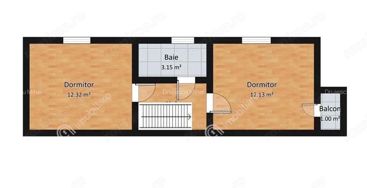 Apartament de 80 mp cu 3 camere si 2 balcoane zona Terezian in Sibiu - 8