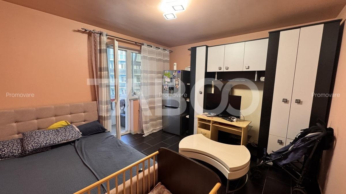 Garsoniera de inchiriat 25mp mobilata utilata parcare balcon Turnisor - 4