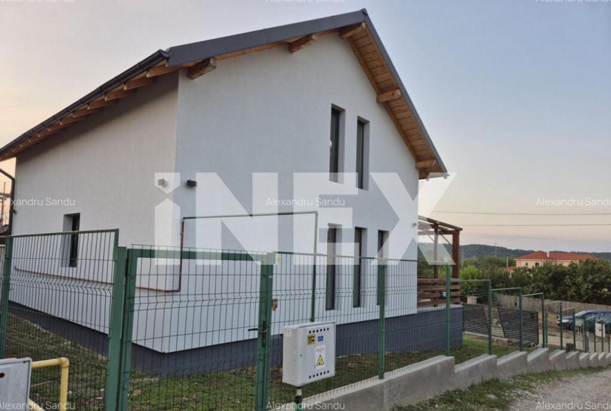 Casa 4 camere, beci ?i terasa, 128 mp, teren 359 mp Pi - 2