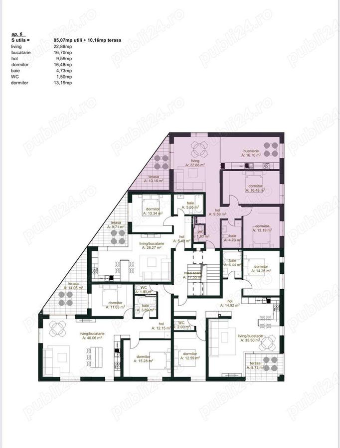 Apartament de 3 camere la cheie - 6