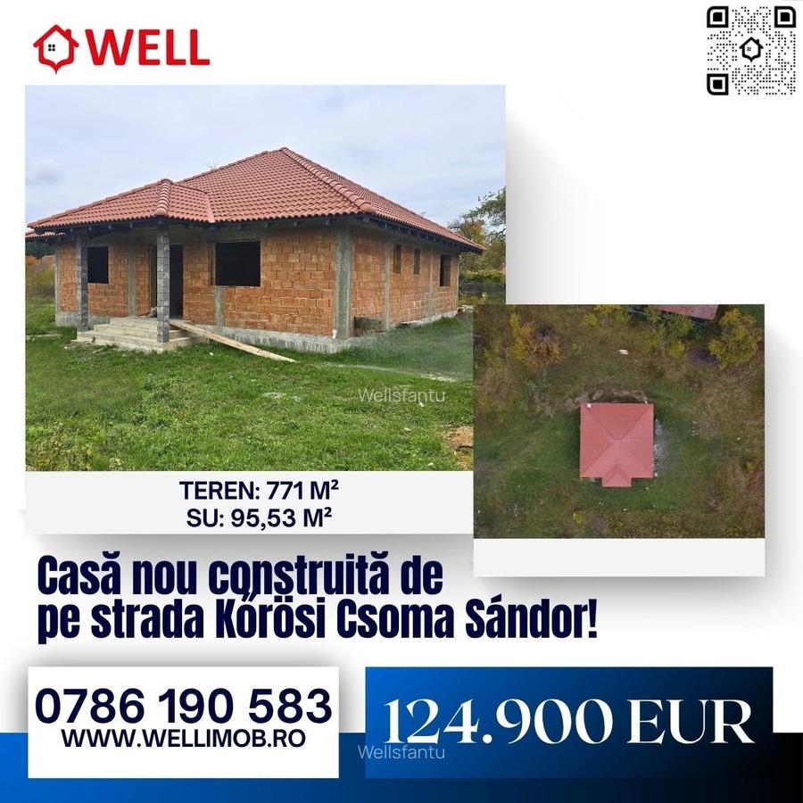 Casă nou construită de vânzare în Covasna, pe strada Kőrösi Csoma Sándor! - 1 Casă nou construită de vânzare în Covasna, pe strada Kőrösi Csoma Sándor! - 1
