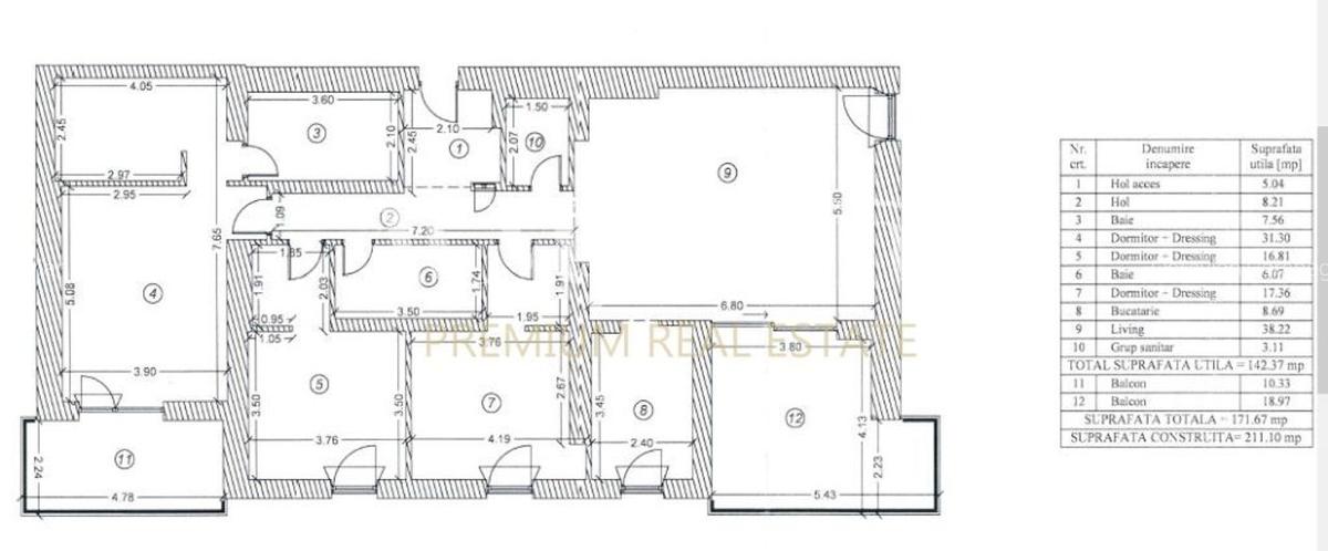 Apartament cu 4 camere decomandat, mobilat în Herăstrău - 20