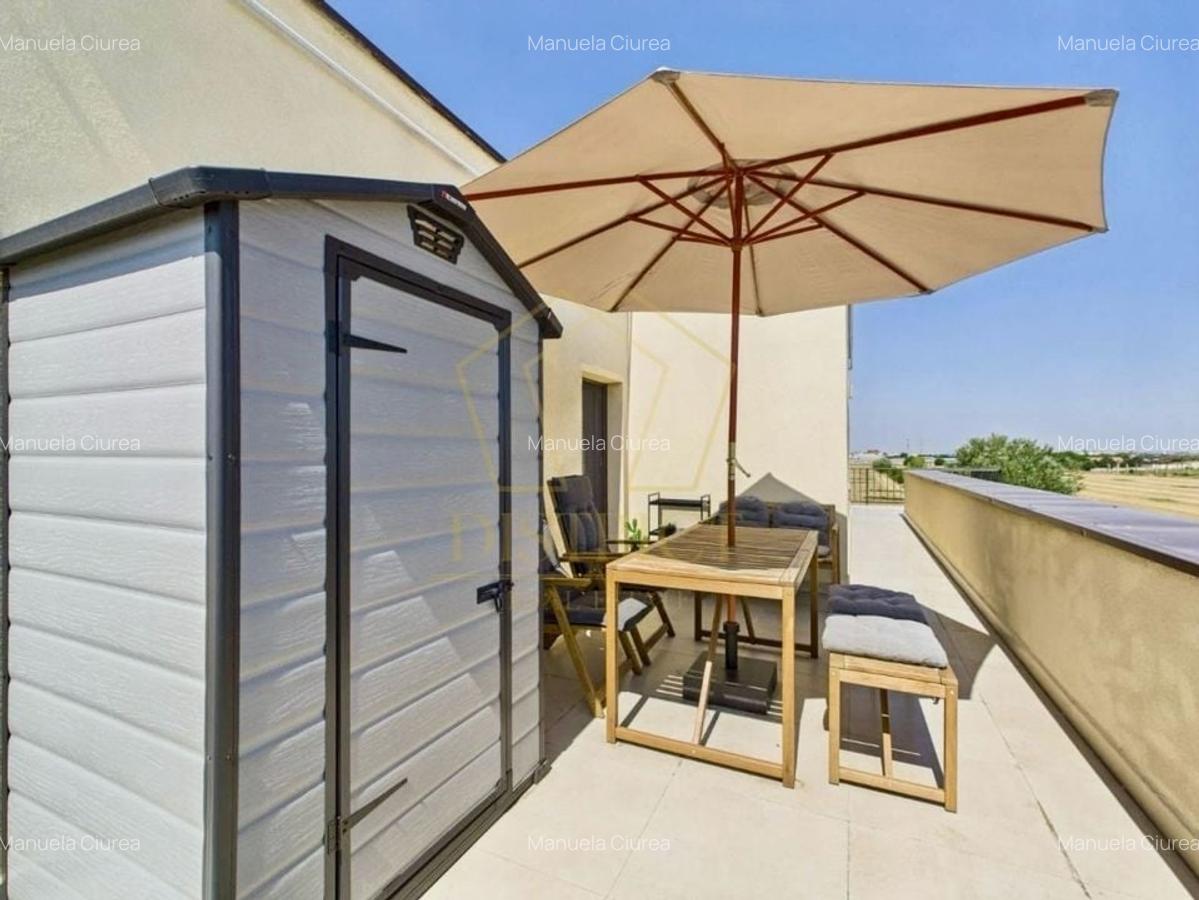 Apartament mobilat cu 2 camere | Terasa 50mp | Dumbravita - 9