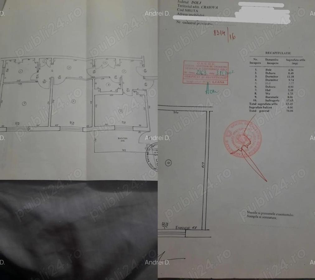 Apartament 3 camere decomandate, 65 mp, Lapu? zona Intim, etaj 4 din 4 - 10