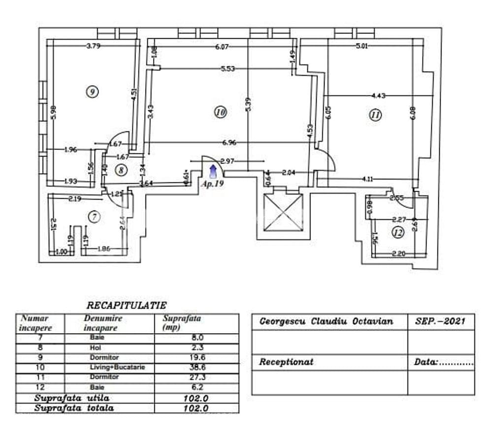 Apartament 3 Camere 2 bai| Obor Stefan cel Mare Str. Otesani Tei|Premium|Parcare - 8