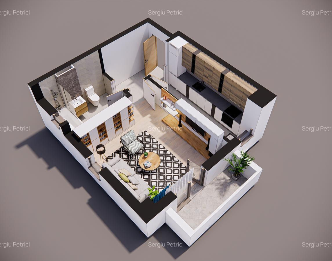 Apartament NOU Decomandat cu 1 camera - Kaufland Păcurari - 5