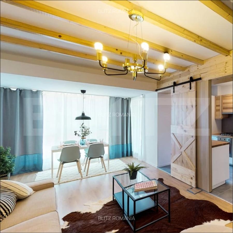 Apartament 2 camere, decomandat + gradina 80 mp, Tractorul - 1