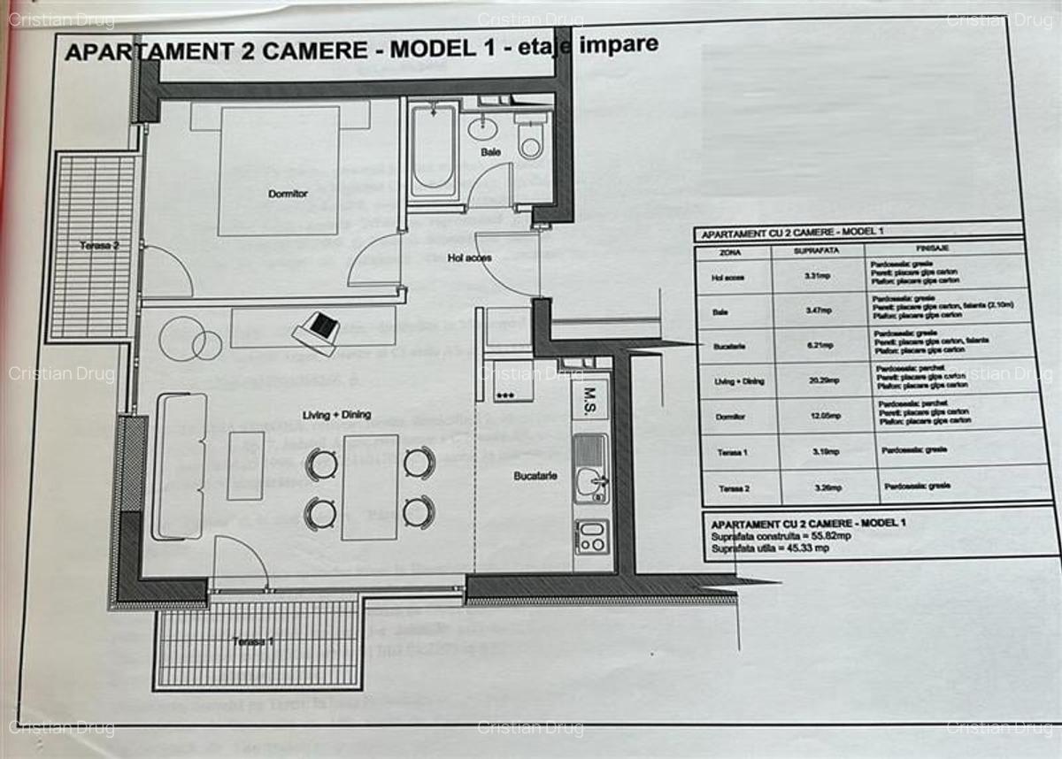 Apartament 2 camere Rasarit de Soare + boxa + loc de parcare - 7