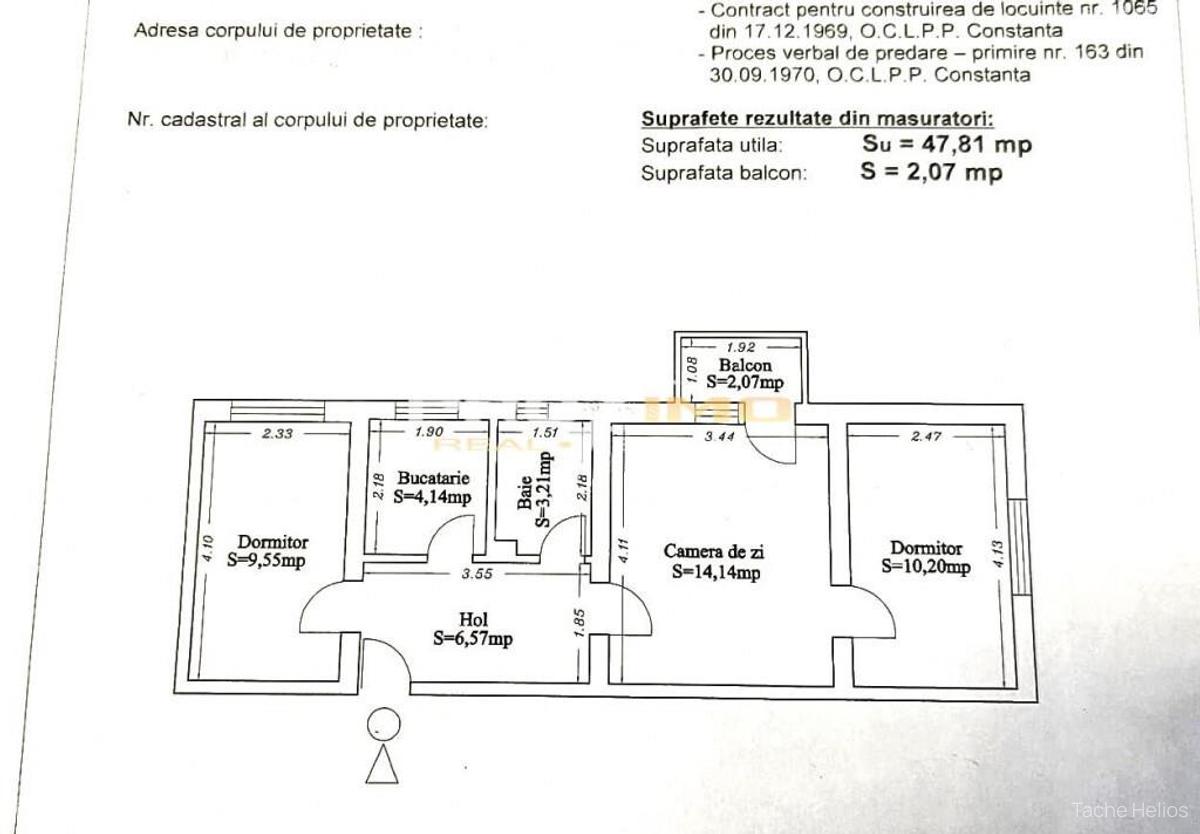 City Parc Mall - Apartament 3 camere, mobilat - utilat moder - 11