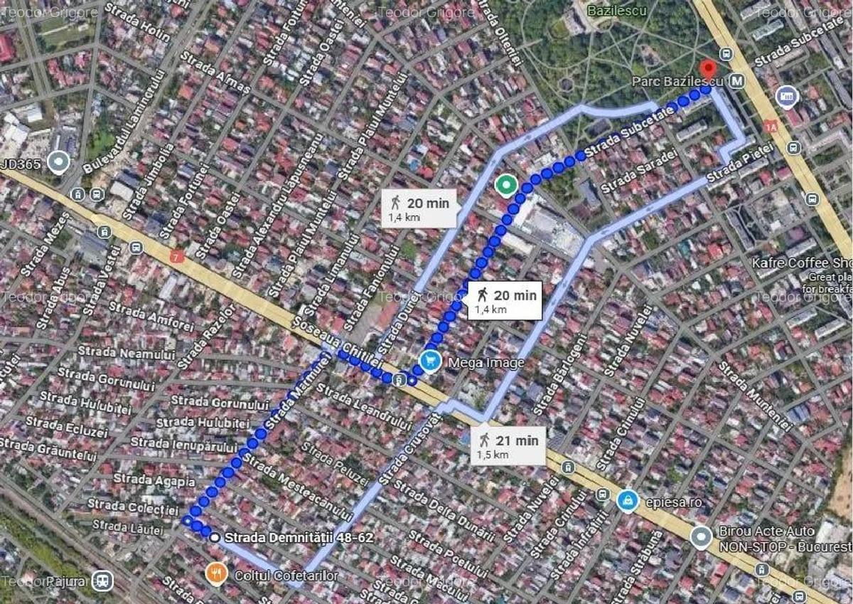 BUCURESTII NOI - Chitila | Teren 200mp | 20min metrou Bazilescu - 3