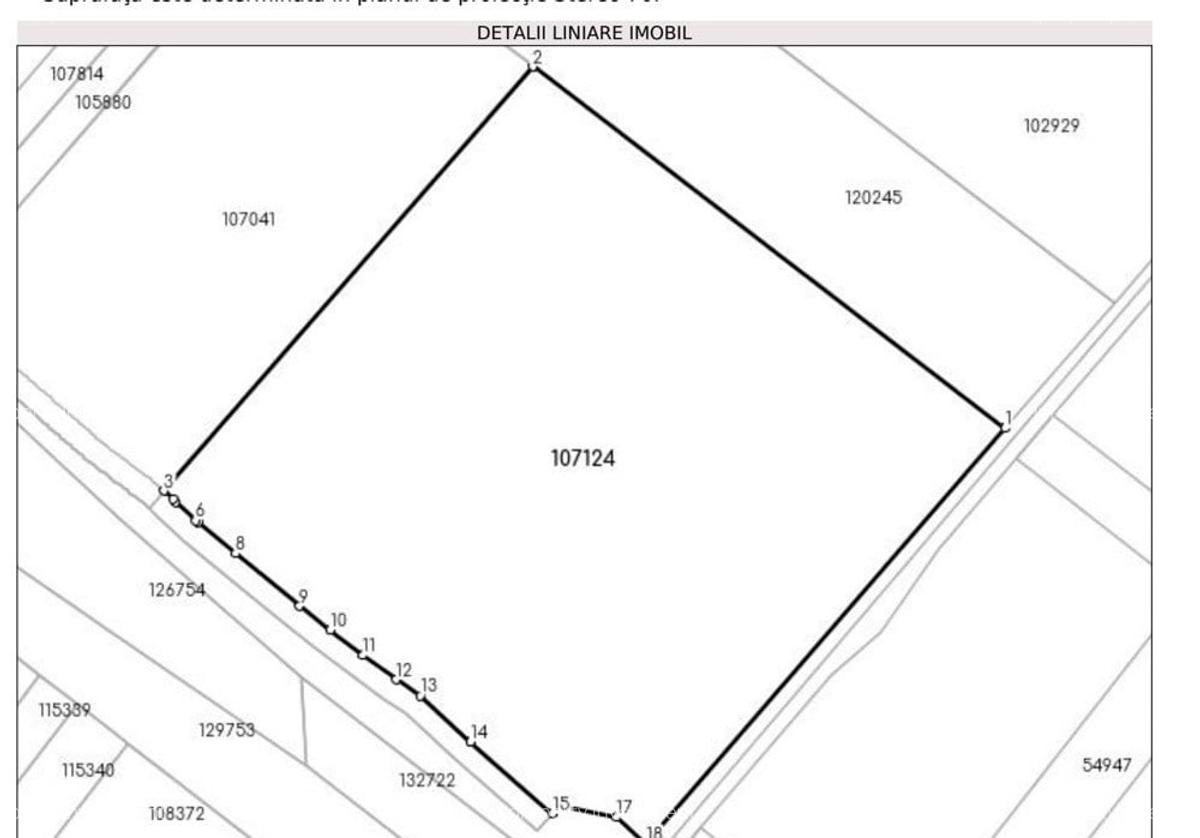 Teren Intravilan | A0-Popesti Leordeni | L1C UTR | deschidere 150m | 23.000 mp - 1