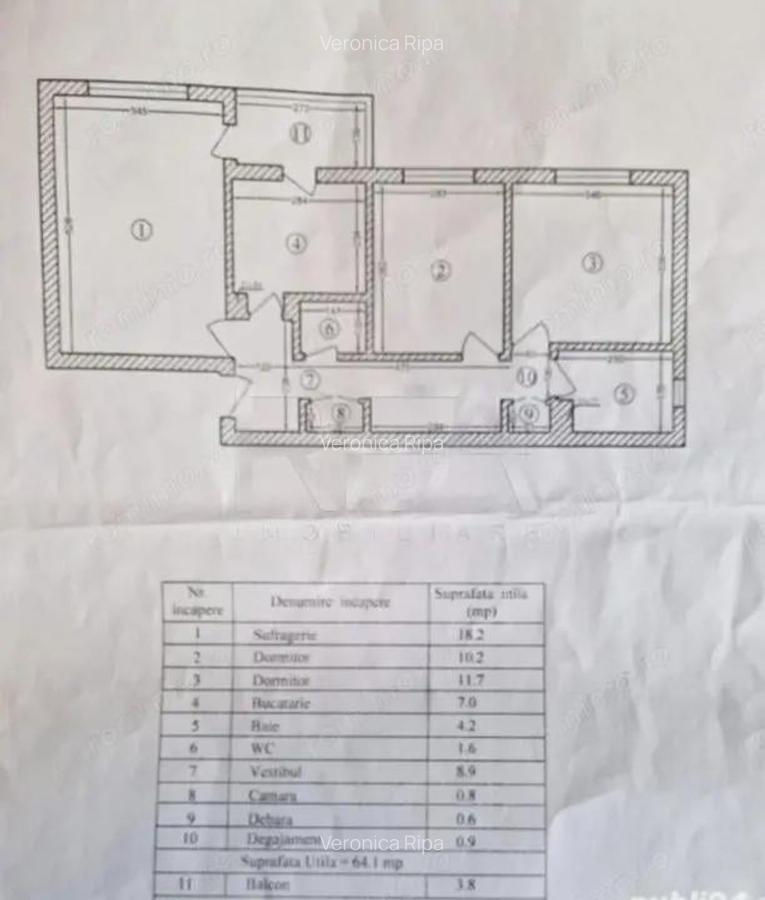 Apartament 3 camere, decomandat, 68mp/Gorjului - 2