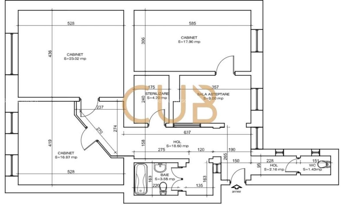 SPATIU COMERCIAL DE VANZARE - DESTINAȚIE SERVICII MEDICALE - 17