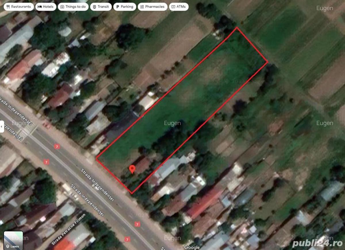 Inchiriez teren la strada principala DN7- Tartasesti, Dambovita - 2