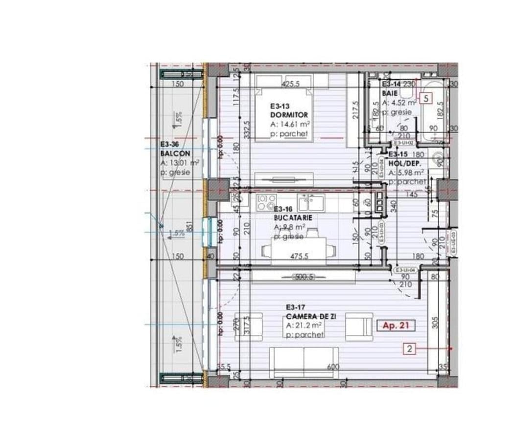 Apartamente de vanzare Iasi, INTABULAT zona Copou 2 camere decomandate - 9