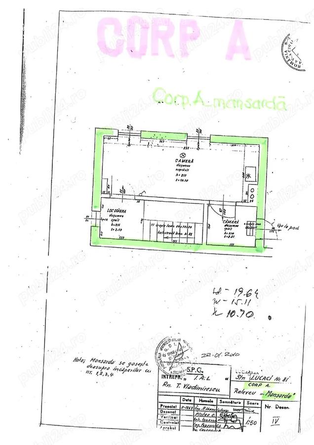 Vanzare teren ?i construc?ie, zona centrala hala traian - 7