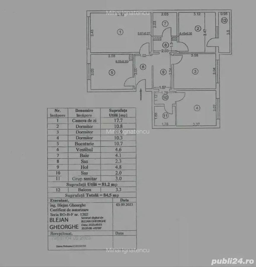 Apartament 4 camere zona Berceni B1 - 1