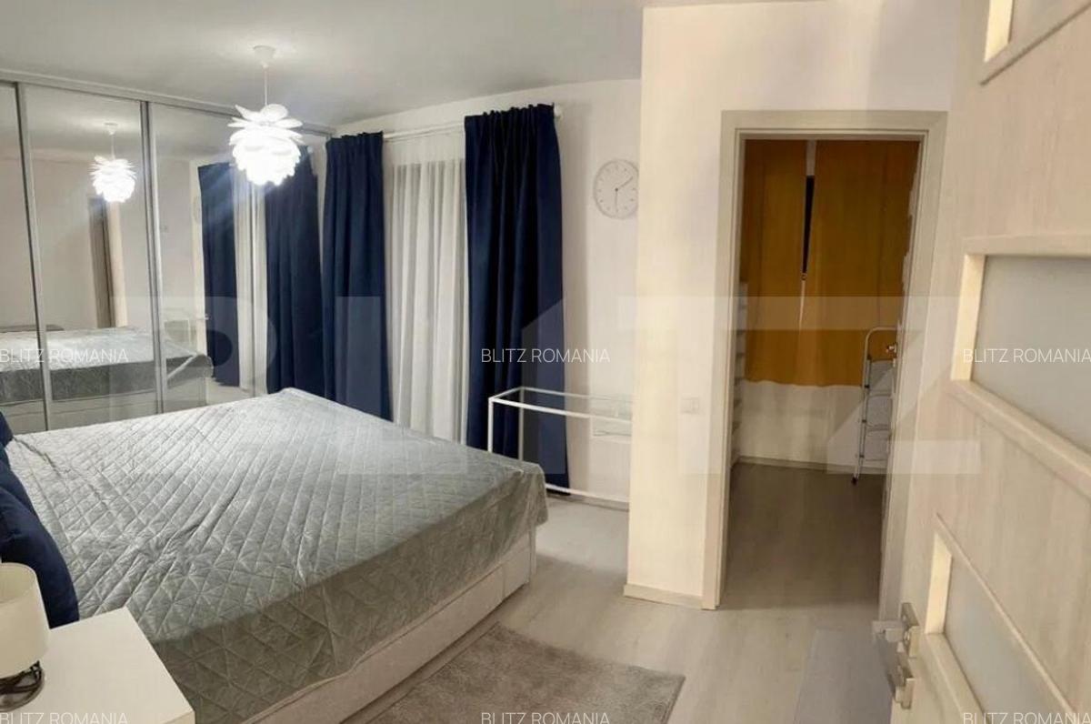 Casa mobilat modern, 3 camere, dressing, parcare, curte 450 - 5