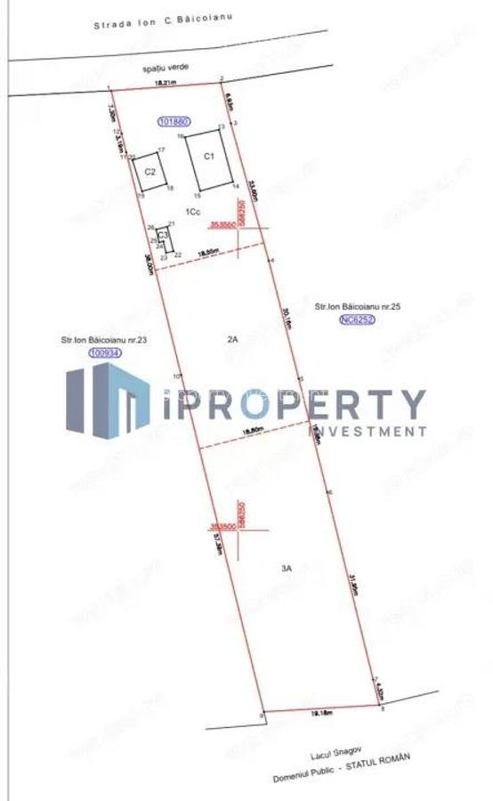 Teren Intravilan | Snagov | deschidere Lac | 2000 mp | utilitati la poarta - 1