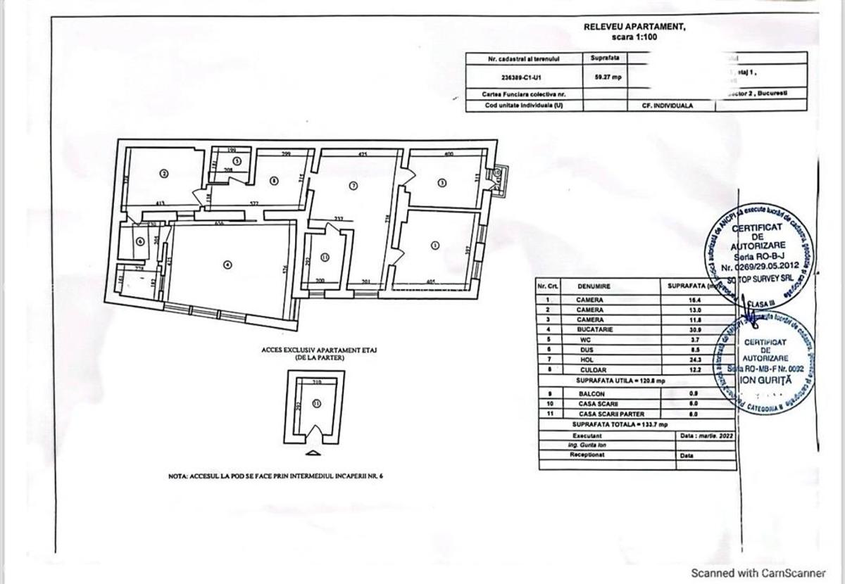Vanzare vila zona Eminescu - Vasile Lascar | compusa din 3 apartamente  | - 9