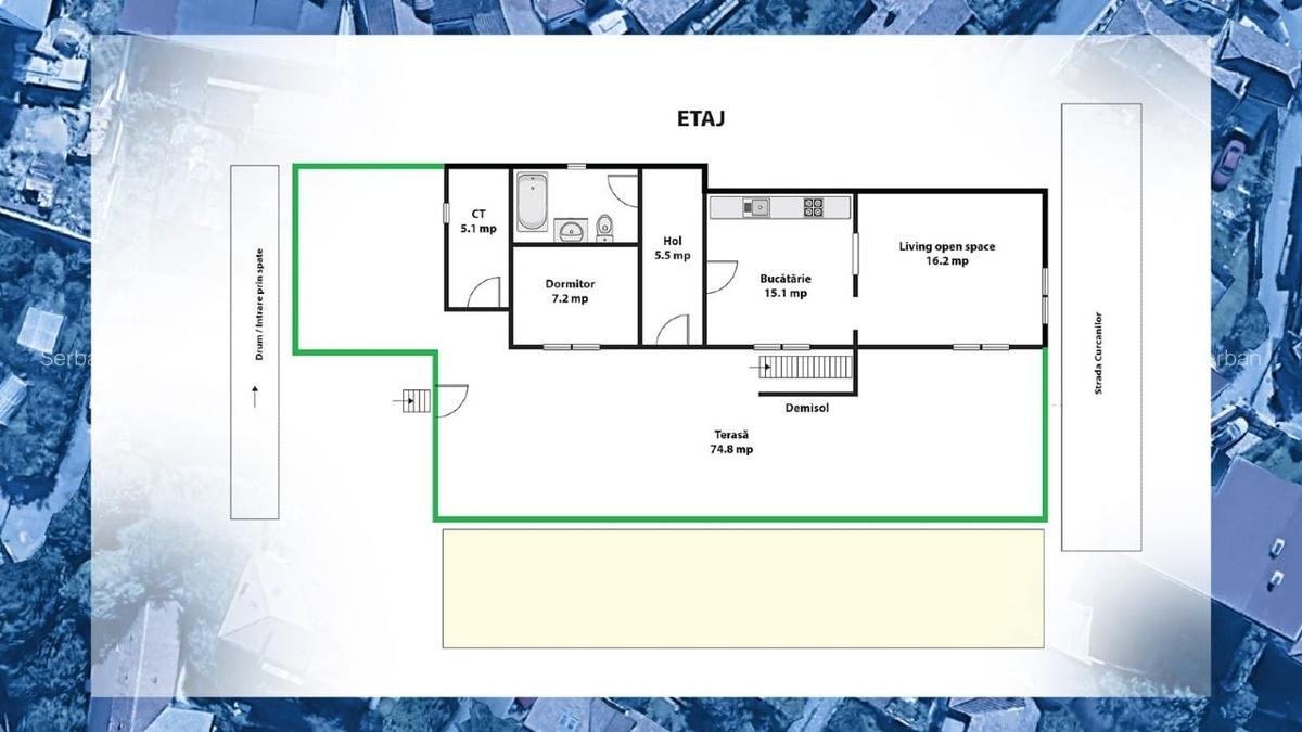 Casă de vânzare în zona centrală - 155.000 euro - PROPRIETAR - 11