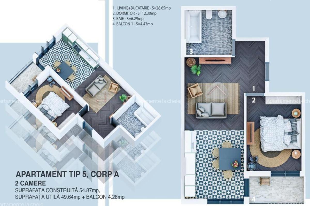 Direct Dezvoltator apartamente premium,la cheie ,de la 65.000 eur - 6