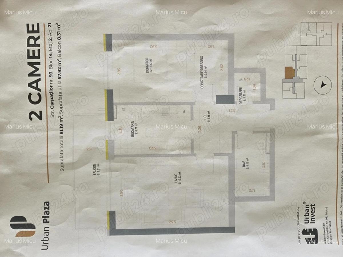 Ofer spre inchiriere apartament cu doua camere - 5