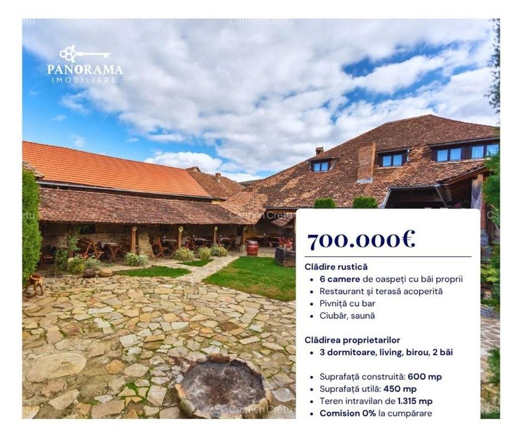 Pensiune rustică in Transilvania de vânzare în centrul comunei Saschiz - 2