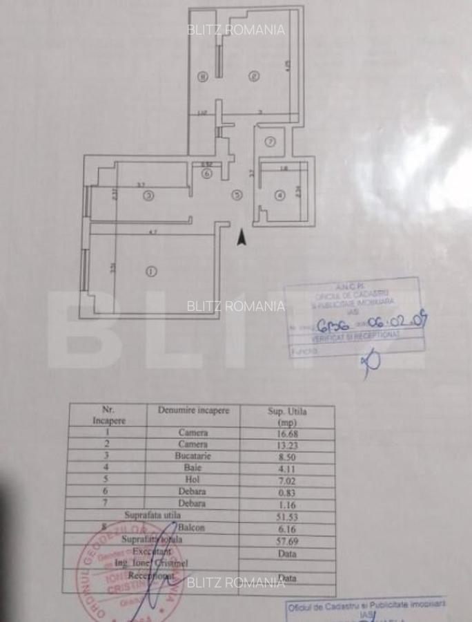 Apartament 2 camere Gara Iasi - etaj 2 bloc cu lift - 10