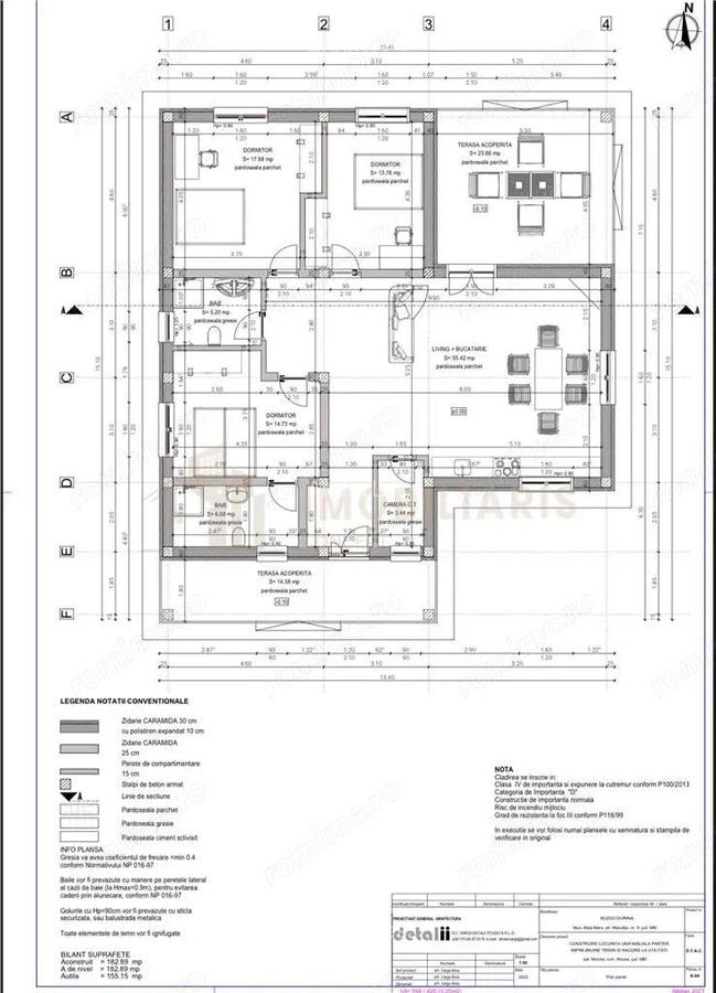 Casa pe un nivel la rosu, Mocira - 12