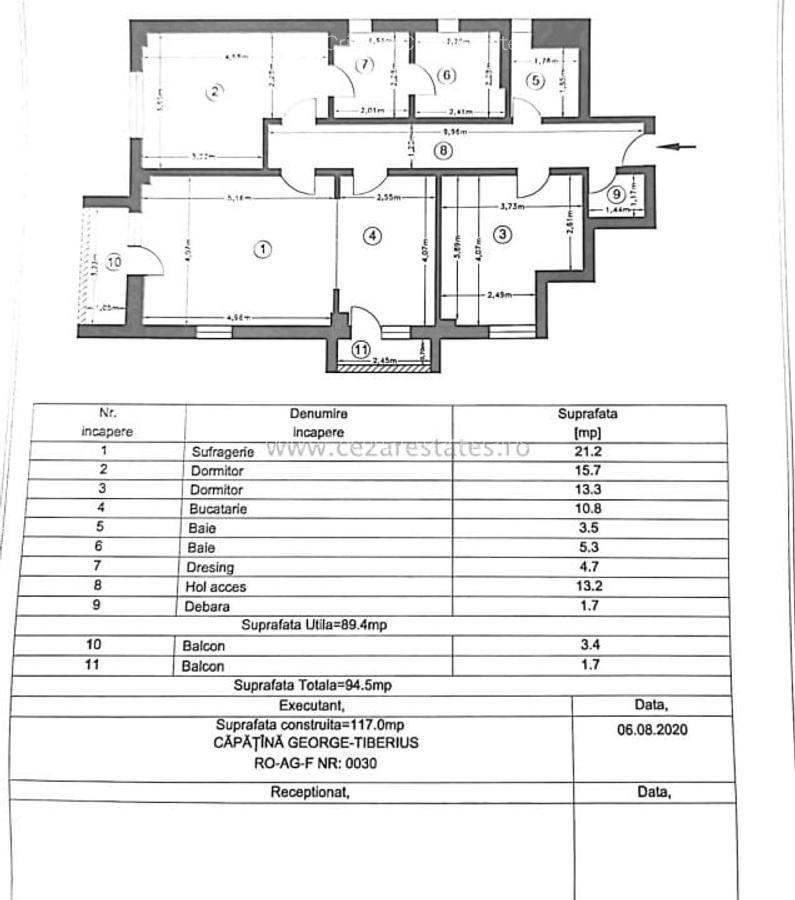 Apartament cu 3 camere decomandat în Iancu Nicolae - 23