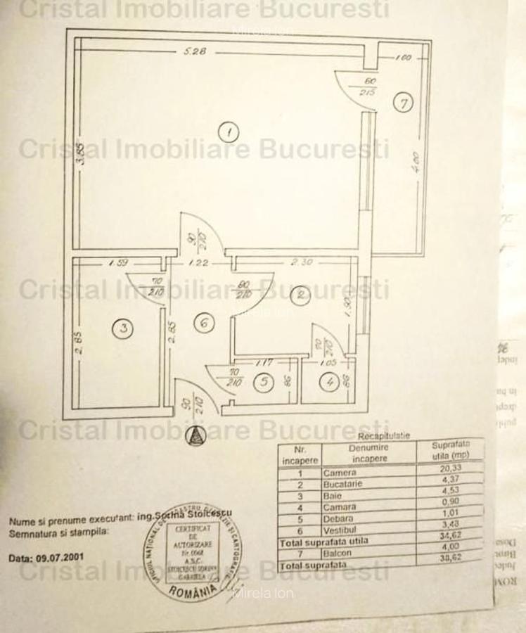 Vanzare Garsoniera  Mall Vitan / Metrou Dristor cu Centrala - 10
