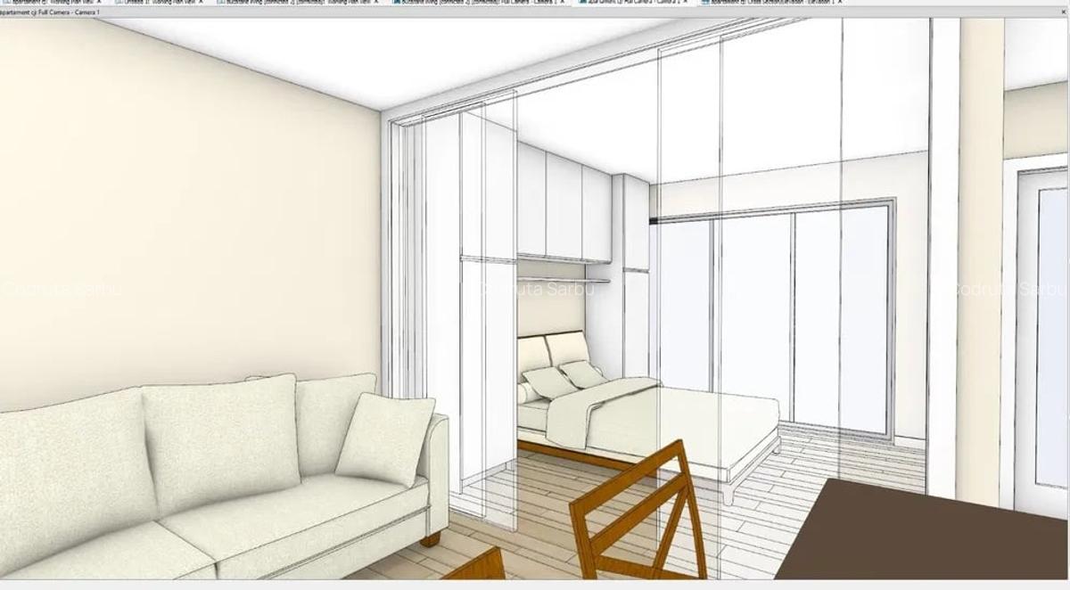 Apartament de 39,49mp cu parcare pe strada Sopor - 5