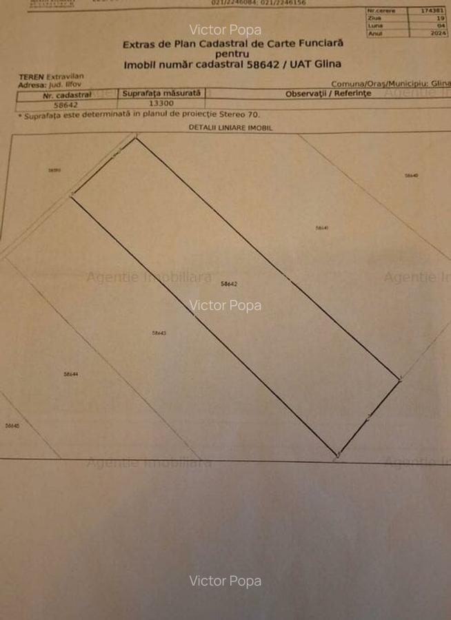 Teren 13300 mp aflat langa Postavari - Comision 0% - 1