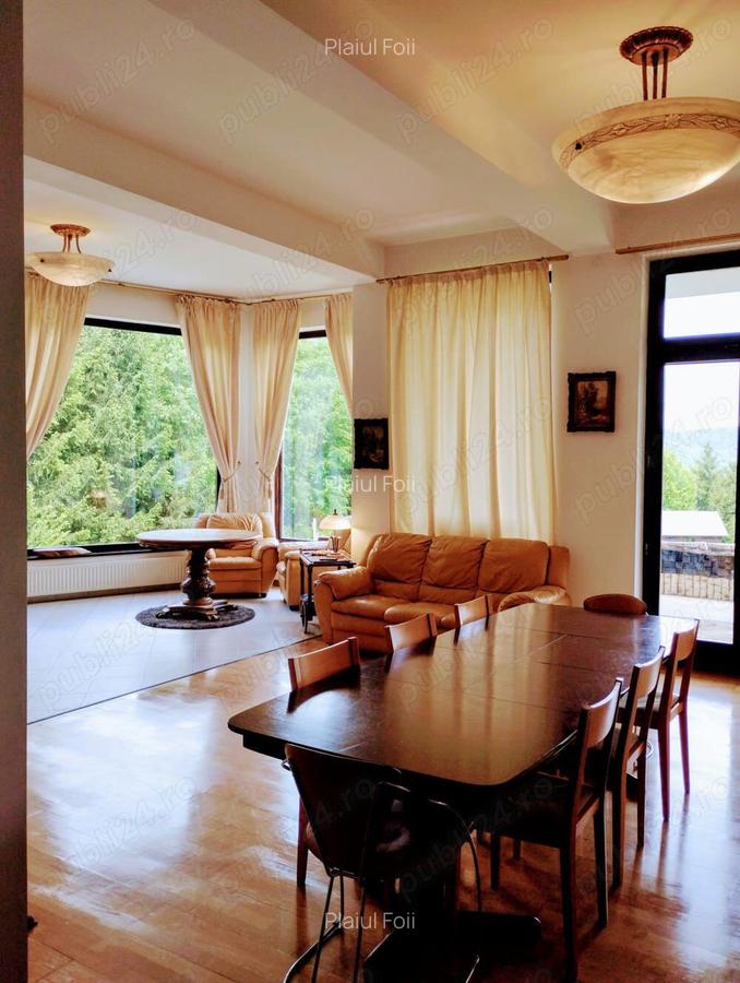 Vila de lux la munte Brasov Zarnesti Plaiul Foii, 2 hectare de teren, jacuzzi, semineu, sauna, Gym - 5