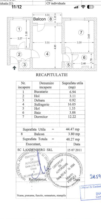Apartament 2 camere - semidecomandat - zona Craiovei - 14