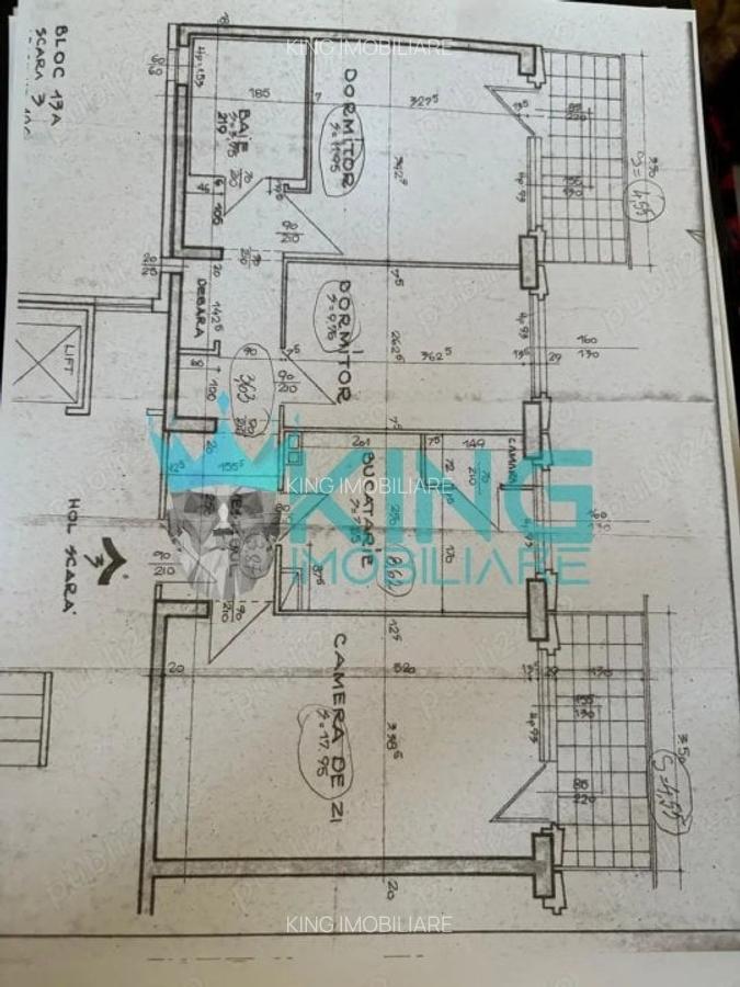 Apartament cu 3 camere în Tei - 9
