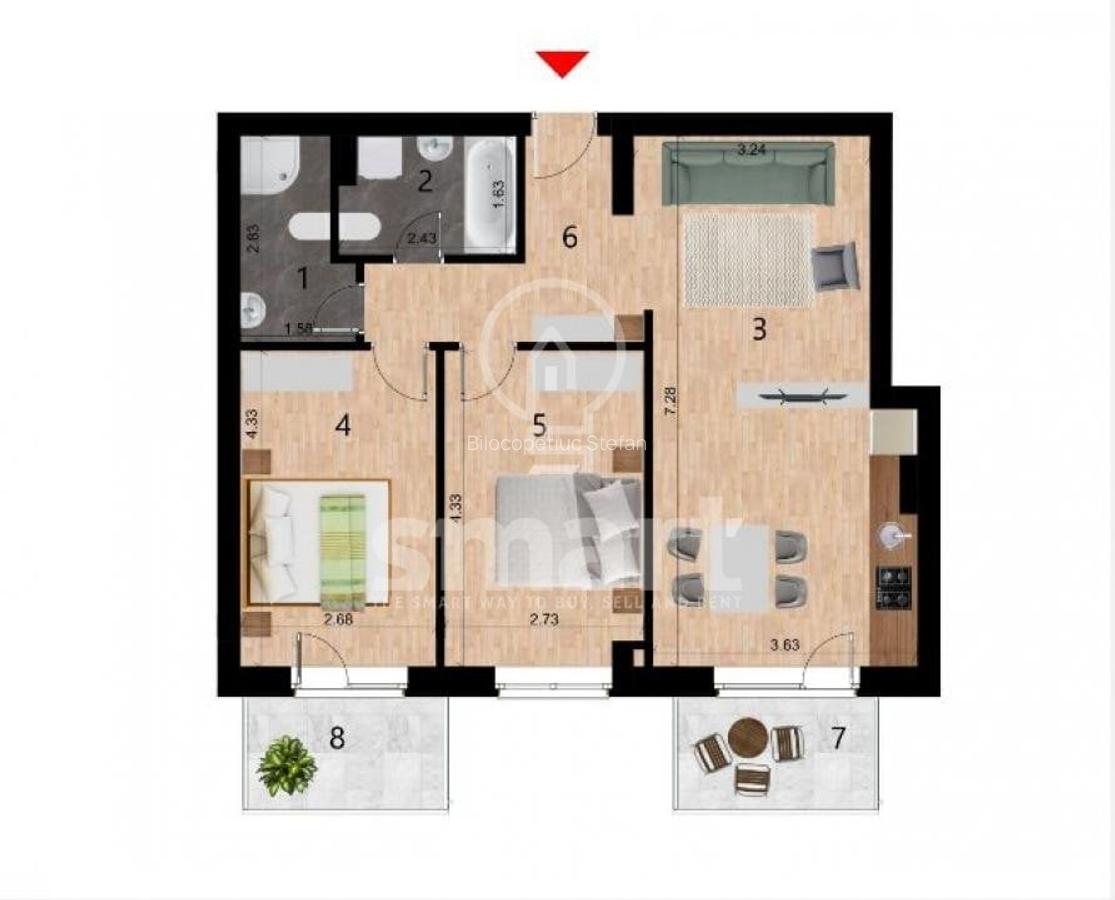 Apartamente 3 camere bloc nou Zorilor - 5