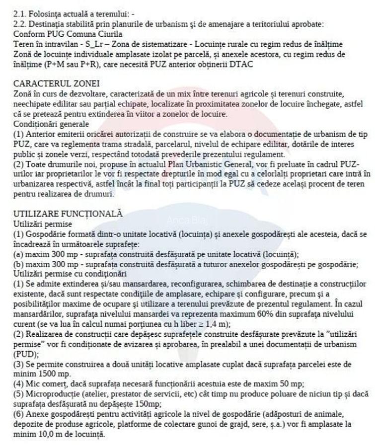 Teren intravilan de vanzare 2.307 mp - Salicea, comuna Ciurila - 1